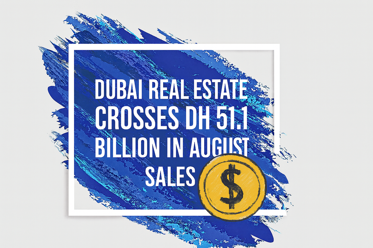 Dubai Real Estate Crosses            Dh 51.1 Billion in August Sales