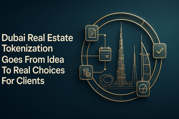 Dubai Real Estate Tokenization Goes From Idea To Real Choices For Clients